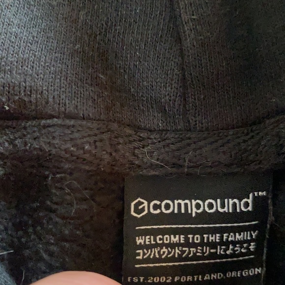 Famous Nobody’s x Compound Men’s Hoodie (L) - Picture 4 of 4